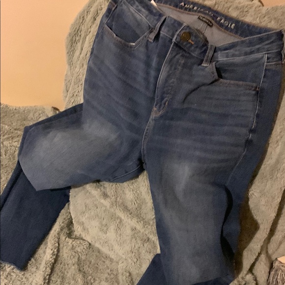 American Eagle Outfitters High Rise Jeans - Blue - Picture 2 of 4
